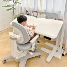 Bàn học thông minh nâng hạ điện A-12001 - Ghế DRY-A06